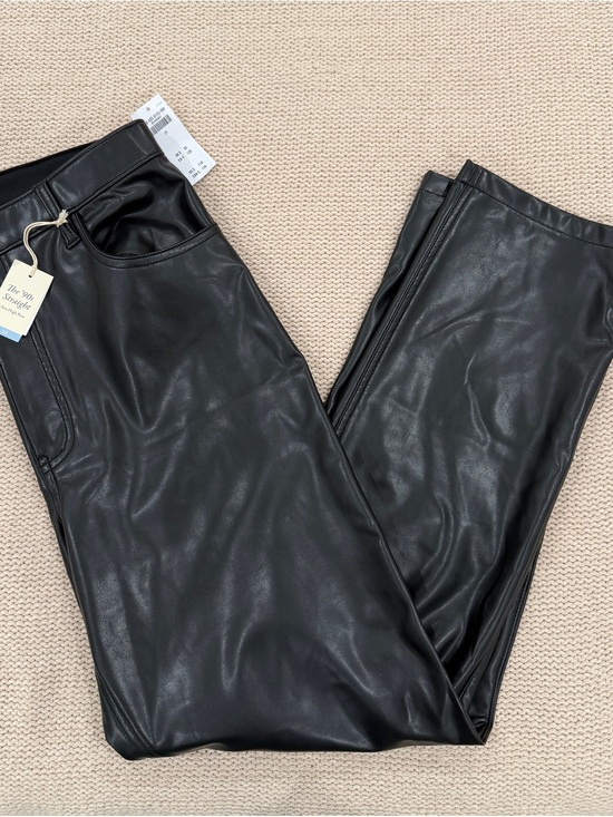 Abercrombie & Fitch Denim - Abercrombie & Fitch Black Faux Leather Skinny Jeans
